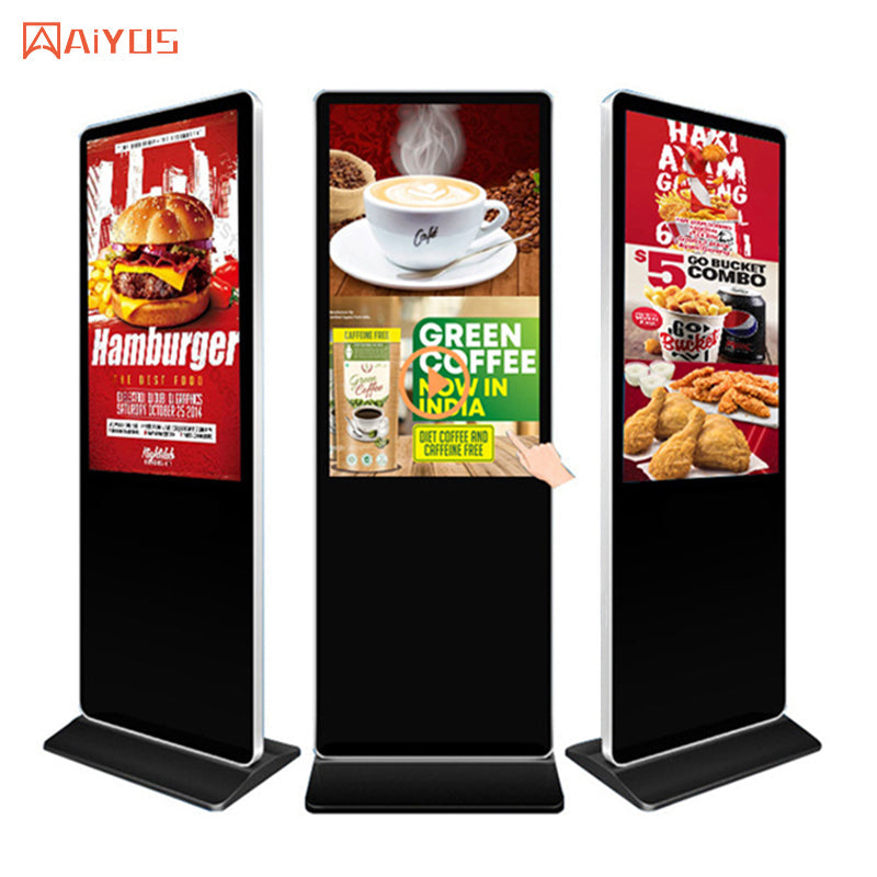 32 Inch Touch Screen LCD Floor Standing Totem Display Signage Advertising Kiosk for Shopping Mall