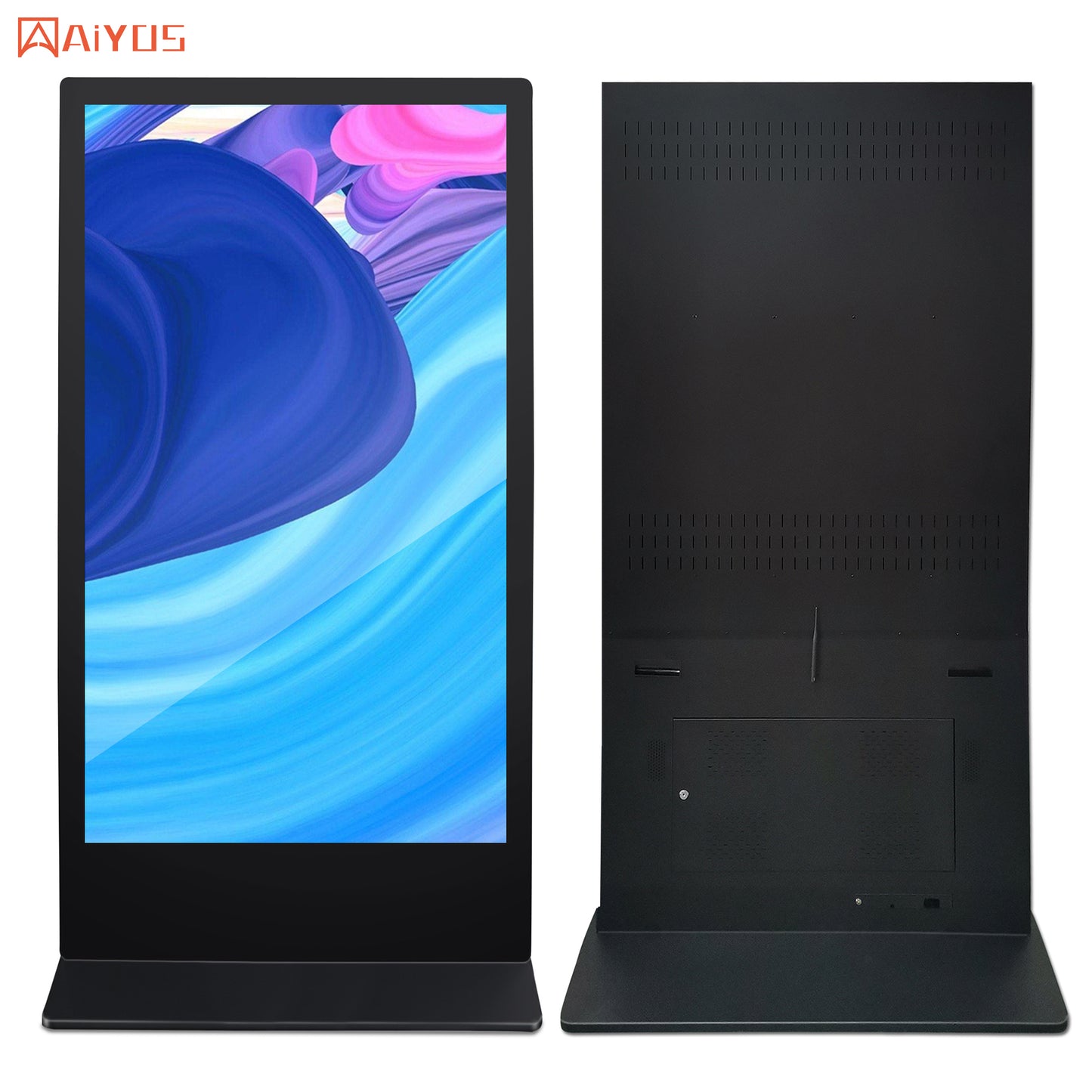 75 Inch Floor Standing Digital Signage And Display Totem LCD Touch Screen Kiosk Indoor Advertising Display Player Equipment