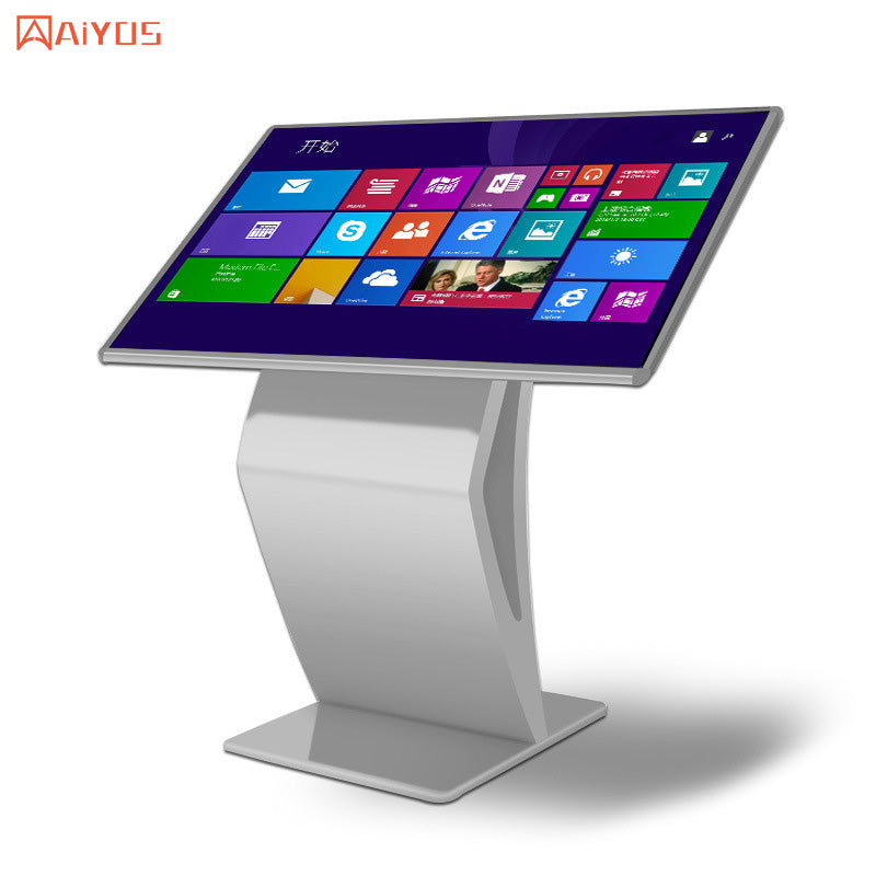 43 Inch LCD Advertising Touch Screen Digital Signage Indoor K Design Information Kiosk Display