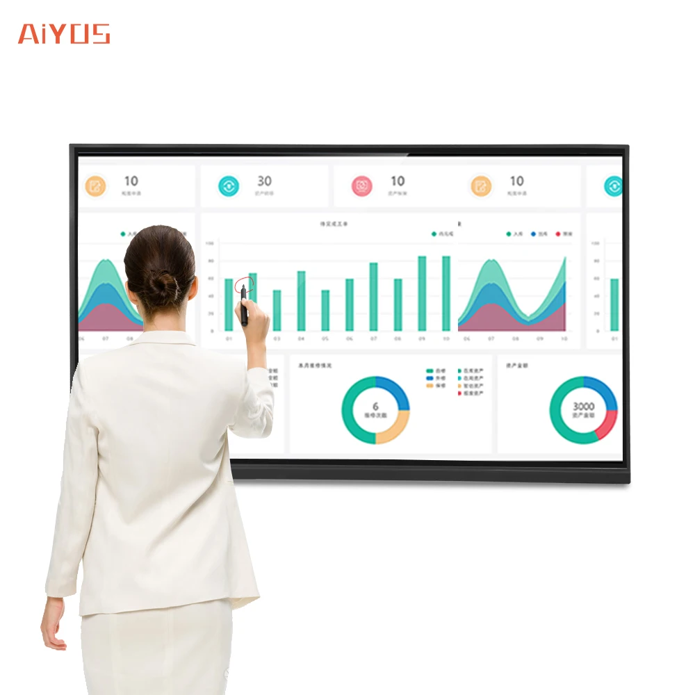 43 Inch Infrared Touch Screen Whiteboard Electronic Whiteboard Smart Board Class Interactive Screen