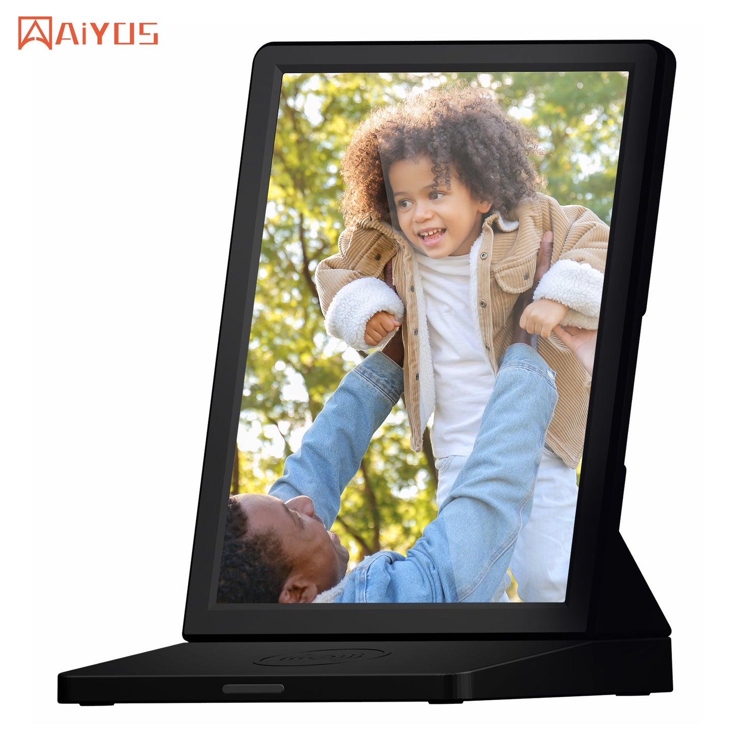 9.7 Inch Wifi Picture Frame With Frameo Desktop All-In-One Tablet LCD Touch Screen Fast Wireless Charger Digital Photo Frame