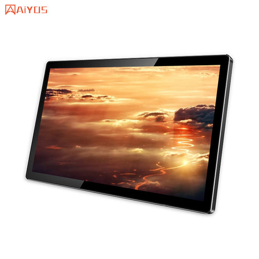 24 Inch FHD Capacitive Touch Screen Android WiFi Advertising Screen Displays Medial Player Wall Mounted Digital Signage