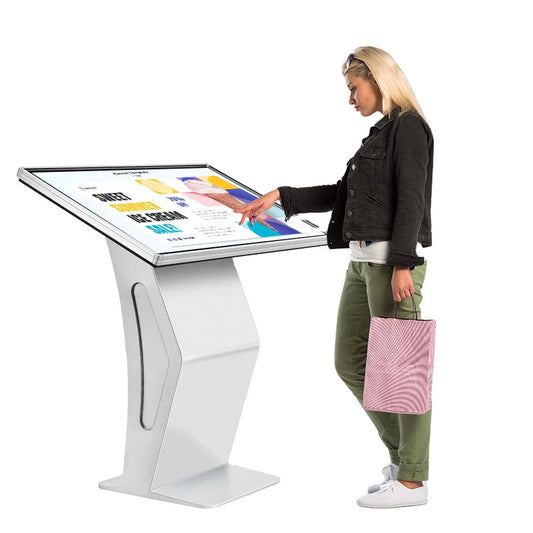 32 Inch Touch Screen K Type Interactive Kiosk LCD Advertising Screen Digital Signage And Displays
