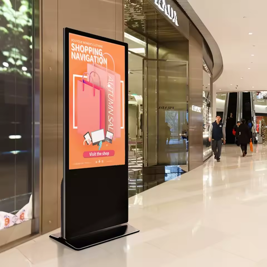 55 Inch Floor Stand LCD Display Touch Screen Indoor Android Advertising Display Digital Signage Totem Kiosk