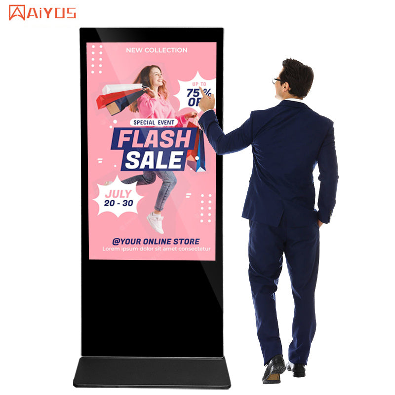 55 inch indoor Touch Screen LCD Digital Signage and Displays Advertisement Advertising Display Advertising Players Kiosk ADV5531(floor)