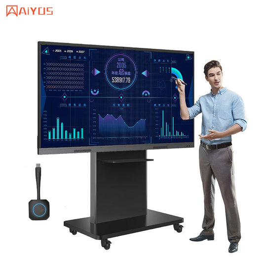 55 Inch Meeting/School LCD Electronic Interactive Whtieboard Digital Classroom Dual System Smart Board