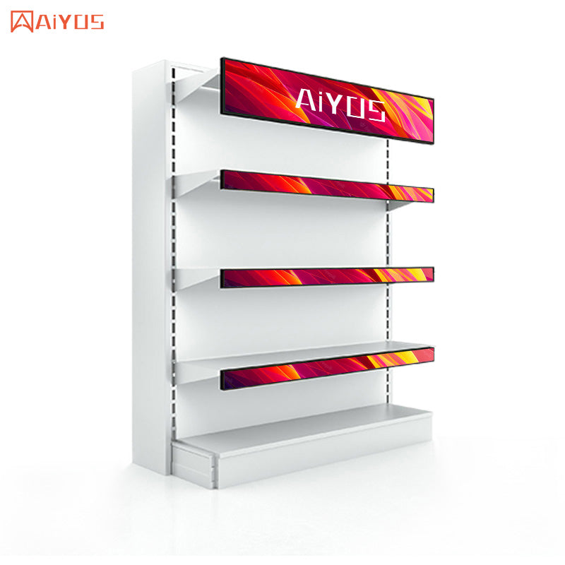 28.6 inch Android PX30 Panel Shelf Edge Bar Screen Panel Digital Displays Stretched LCD Display For Supermarket