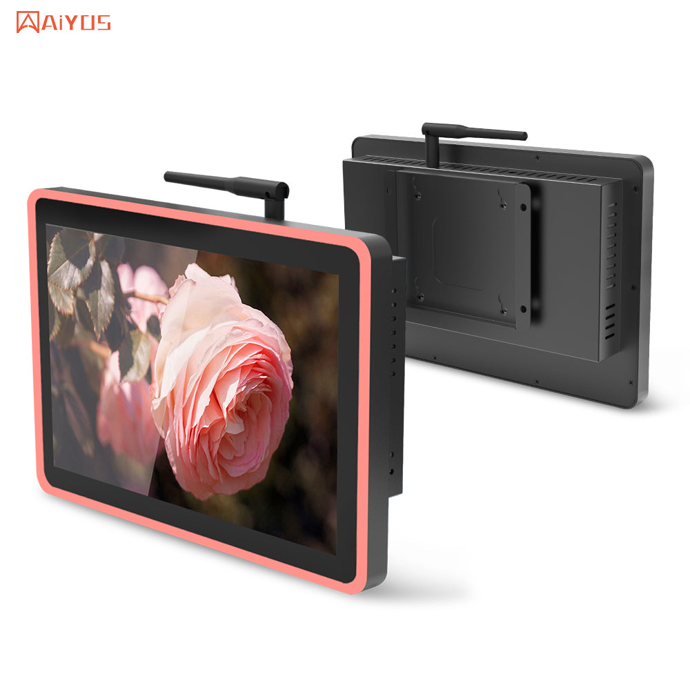 10.1 inch full HD digital signage and display wall mounted lcd commercial advertising display with led light