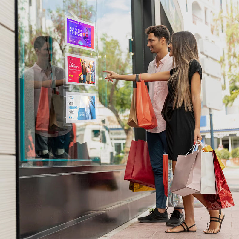 18.5 inch real estate smart multi screen display android system sign post promotional products hanging screen