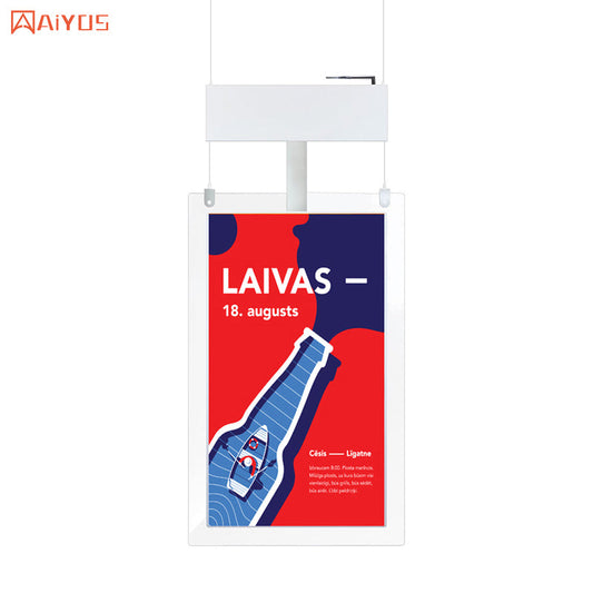 49 inch window hanging LCD digital signage display real estate promotional products hanging LCD signage