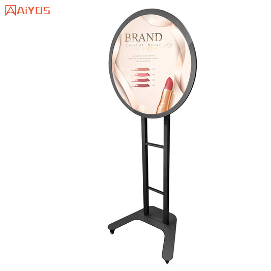 23.6 Inch Full Viewing Round Digital Signage Advertisement Display LCD Touch Screen Circular LCD Screen