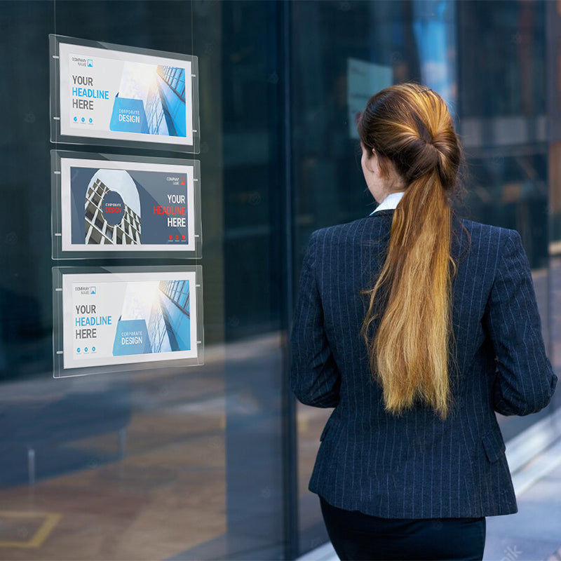 18.5 inch real estate smart multi screen display android system sign post promotional products hanging screen