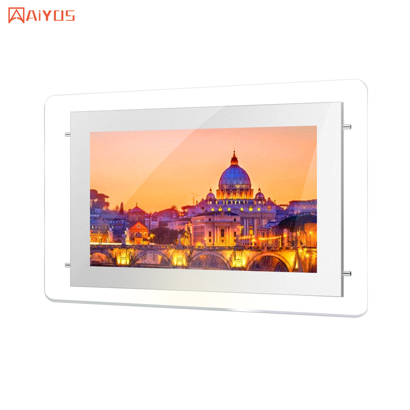 15.6 Inch Multi screen display Hanging Crystal Android Indoor wall mount lcd video advertising player Hanging Digital Signage