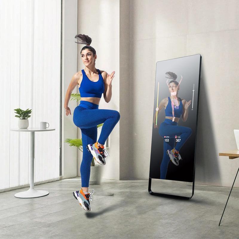 43 Inch Smart Mirror Interactive Glass Magic Gym Mirror Workout Exercise Touch Screen Mirror Fitness Smart for Home