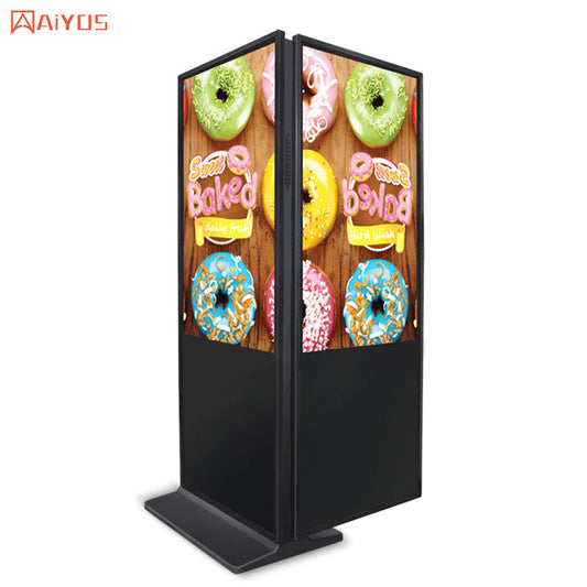 32 inch LCD monitor digital signage double sided screen kiosk digital signage and display other advertising equipment