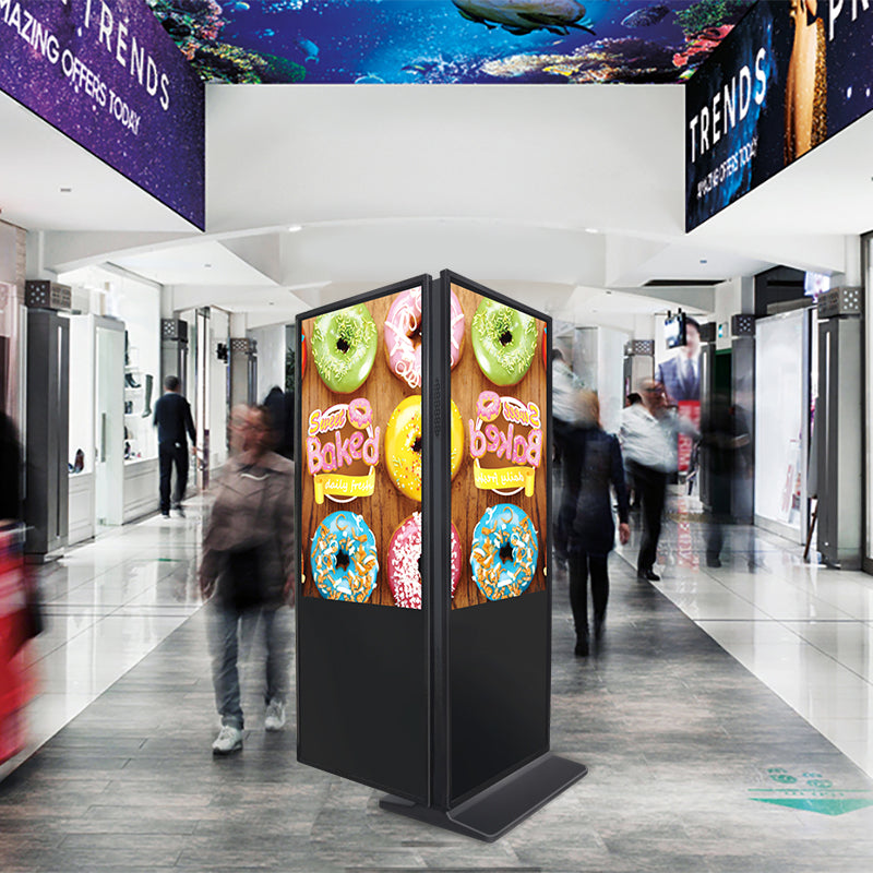 32 inch LCD monitor digital signage double sided screen kiosk digital signage and display other advertising equipment
