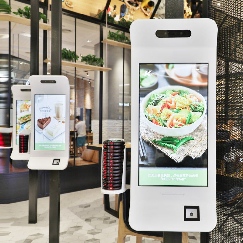 43 Inch Thermal Printer NFC card reader Restaurant Touch Screen Self Ordering Kiosk payment machine