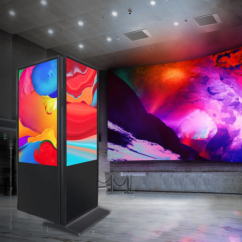 32 inch LCD monitor digital signage double sided screen kiosk digital signage and display other advertising equipment