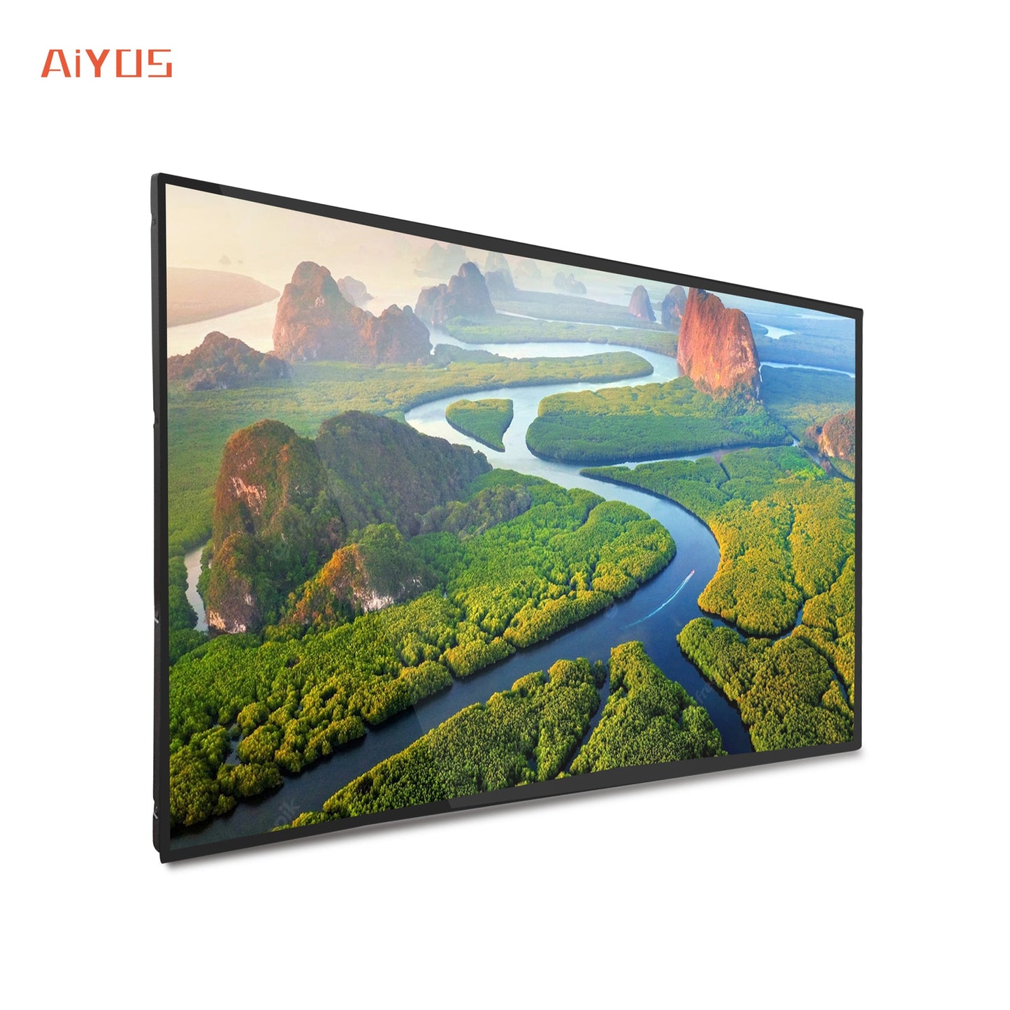 32 Inch Ceiling Mount Touch Screens Menu Board Ultra Thin Bezel TV Digital Signage Advertising Display