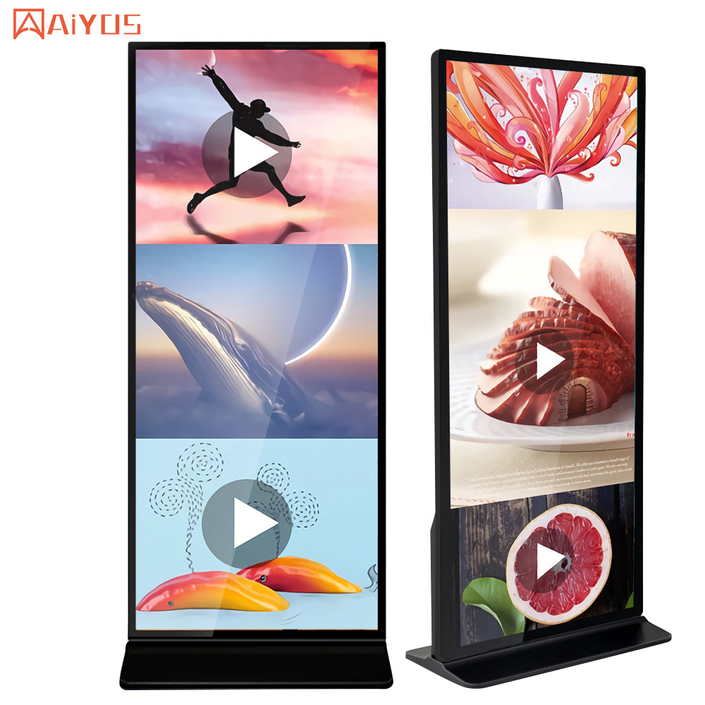 70 Inch Vertical Ad Equipment Full Screen Display for Indoor Advertising Digital Signage Video Player Large LCD Display Monitor