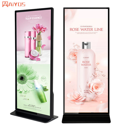 70 Inch Vertical Ad Equipment Full Screen Display for Indoor Advertising Digital Signage Video Player Large LCD Display Monitor