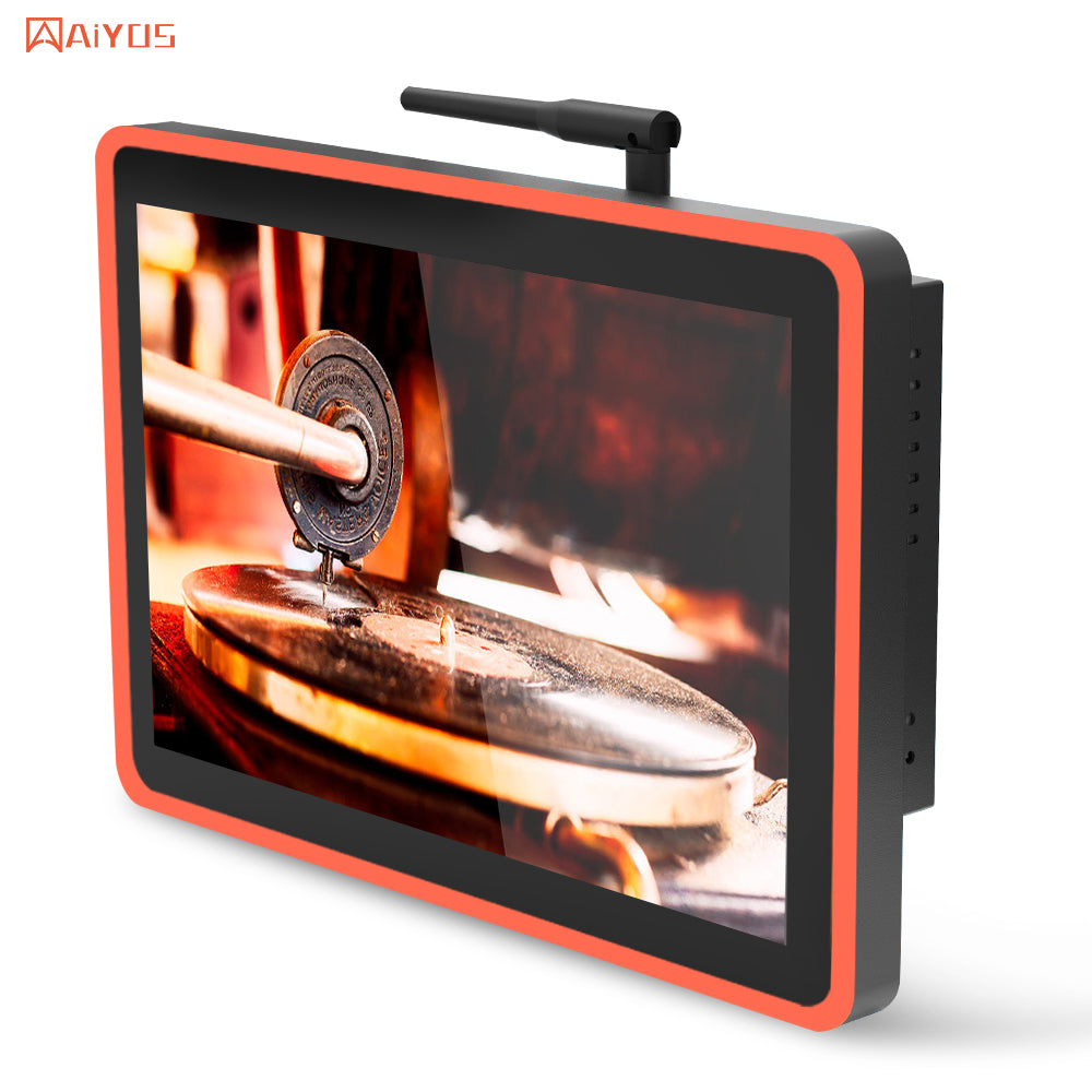 10.1 inch full HD digital signage and display wall mounted lcd commercial advertising display with led light
