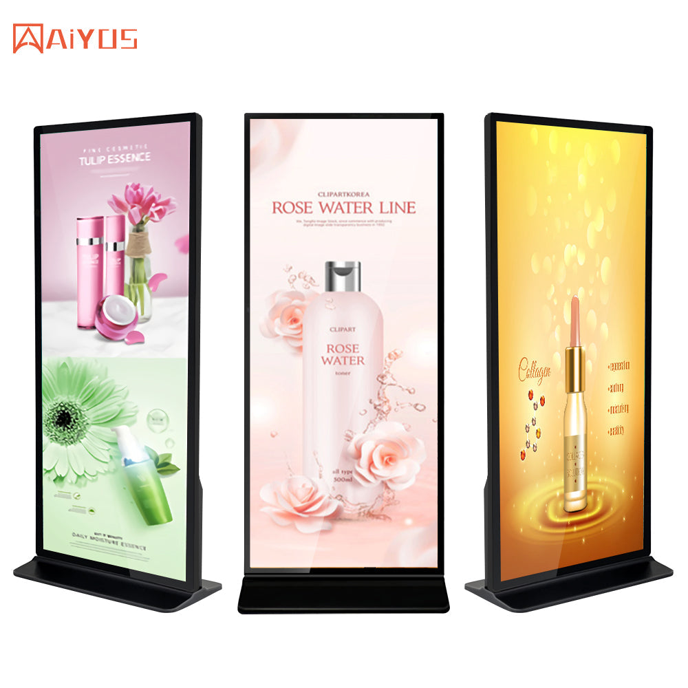 70 Inch Vertical Ad Equipment Full Screen Display for Indoor Advertising Digital Signage Video Player Large LCD Display Monitor
