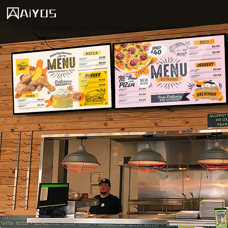 55 Inch Ultra Thin  Digital Signage and Displays Hanging Wall Mounted LCD Screens Advertising Player