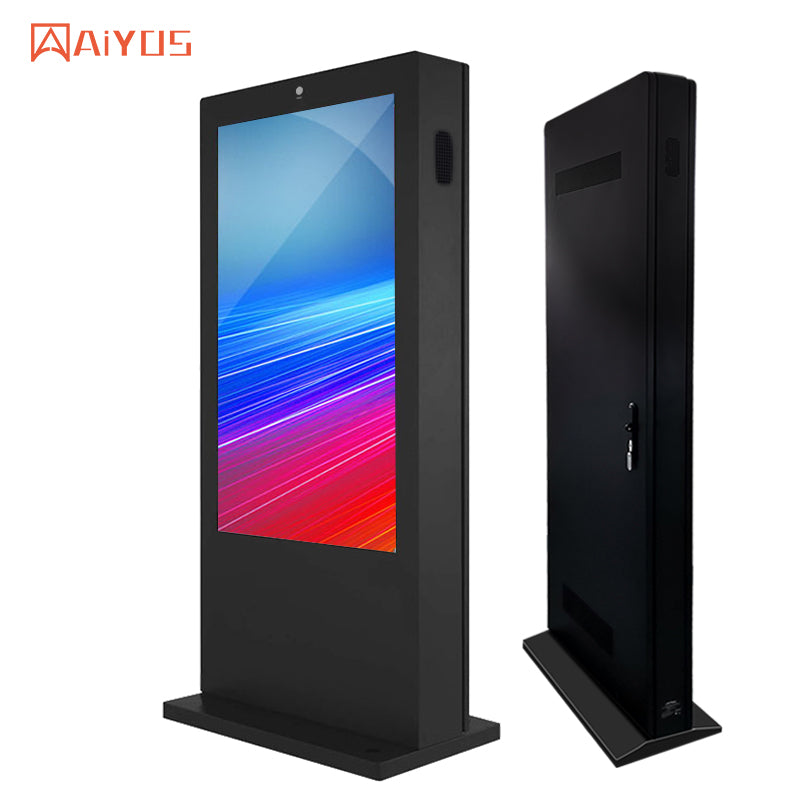 Android Lcd Floor Standing Kiosk Outdoor Capacitive Touch Screen Advertising Player Android Digital Signage Display