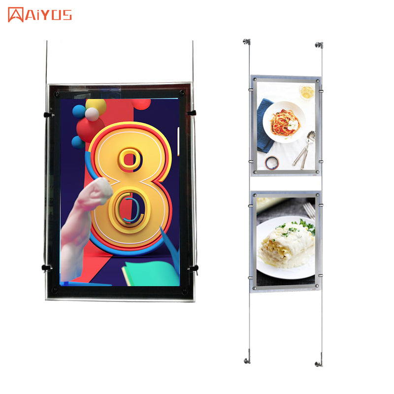 21.5 inch LCD Multi Screen Hanging Window Advertising Display Open House Signs for Real Estate