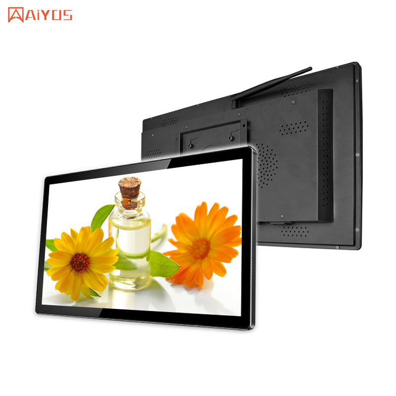 27 Inch LCD Signage Digital Indoor Display Advertising For Wall Mounted Advertising Display