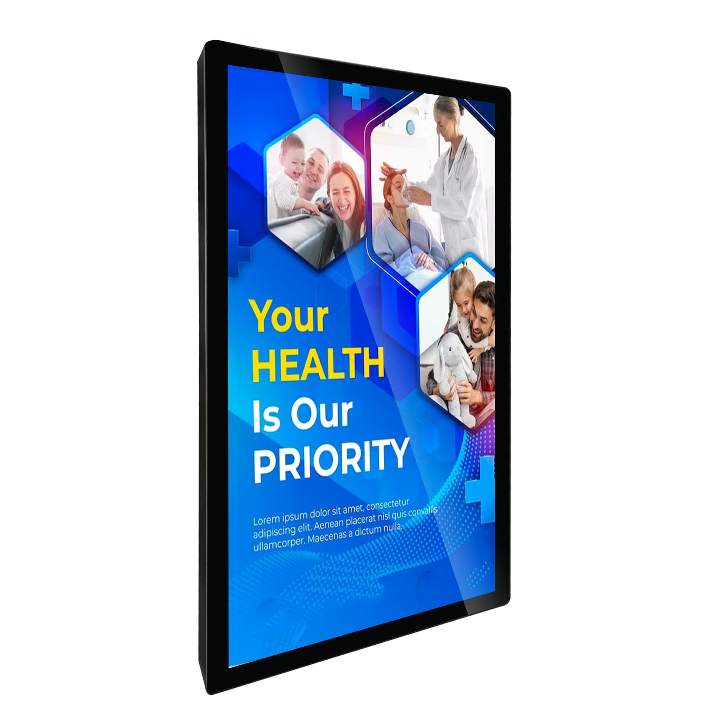 15.6 Inch All in One Table Smart Door Digital Signage Wall Mounted Advertising Board for Meeting Room/Elevator