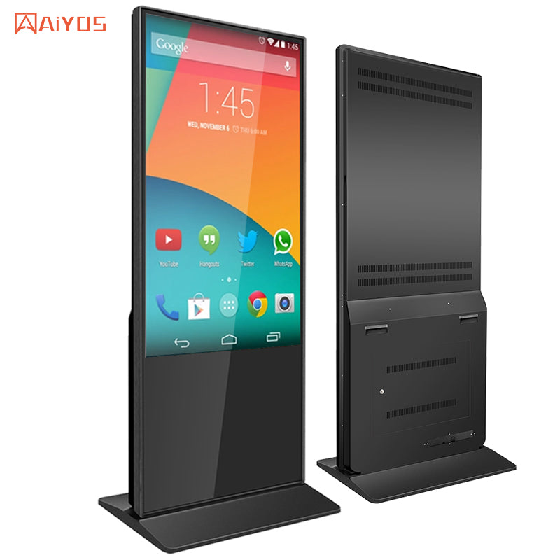 55 Inch Floor Stand LCD Display Touch Screen Indoor Android Advertising Display Digital Signage Totem Kiosk