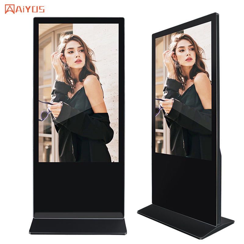 55 Inch Floor Stand LCD Display Touch Screen Indoor Android Advertising Display Digital Signage Totem Kiosk