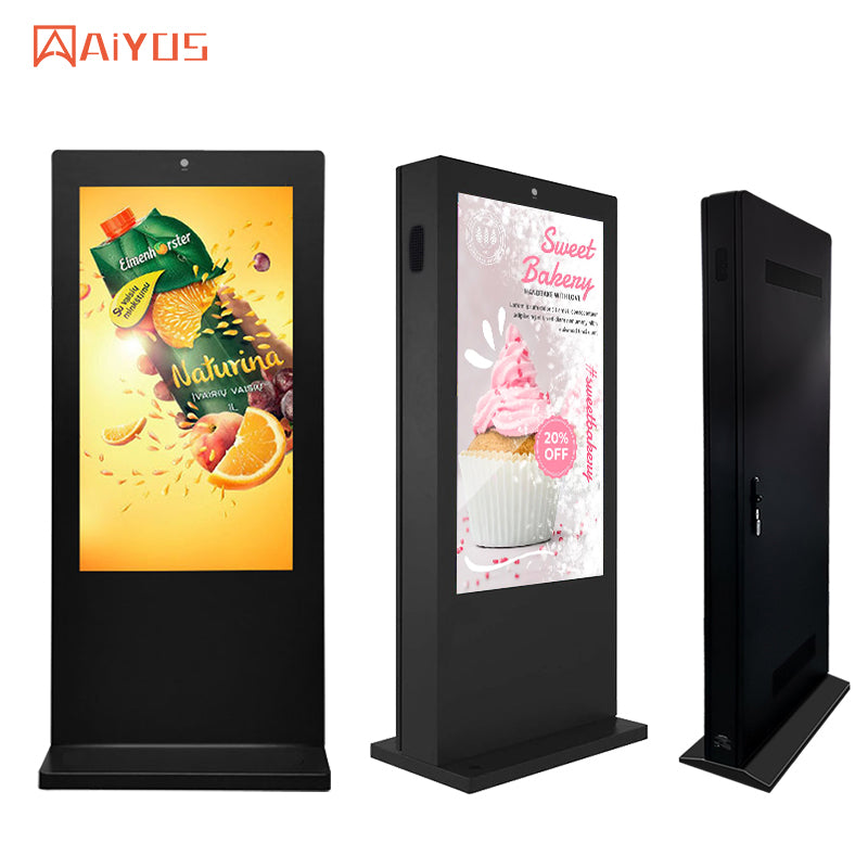 Android Lcd Floor Standing Kiosk Outdoor Capacitive Touch Screen Advertising Player Android Digital Signage Display