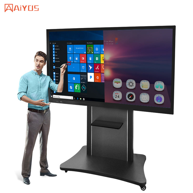 85 Inch Multi Touch All In One Smart Interactive Flat Panel Interactive White Board For Smart School And Conference